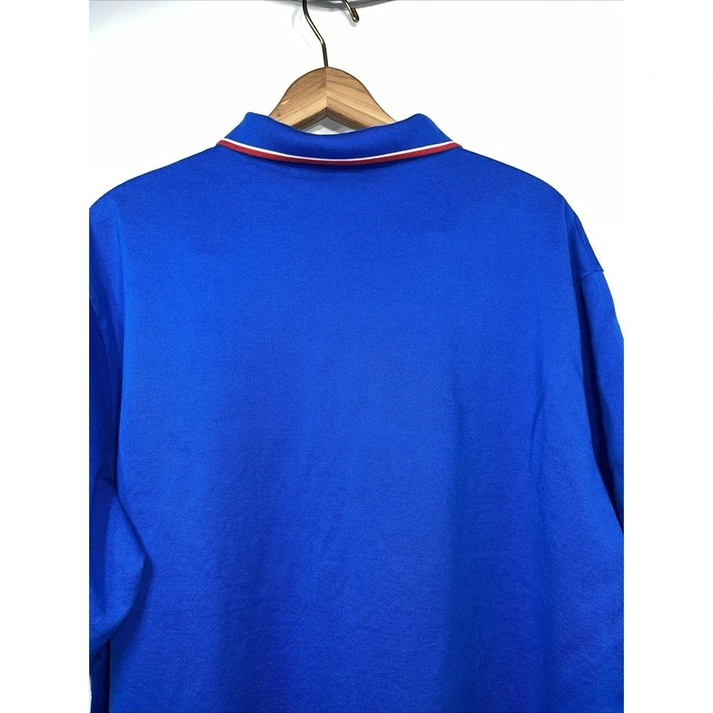 Vtg Polo Golf Ralph Lauren Mens‎ Big Pony Red Rare Shirt Blue XL Office Casual